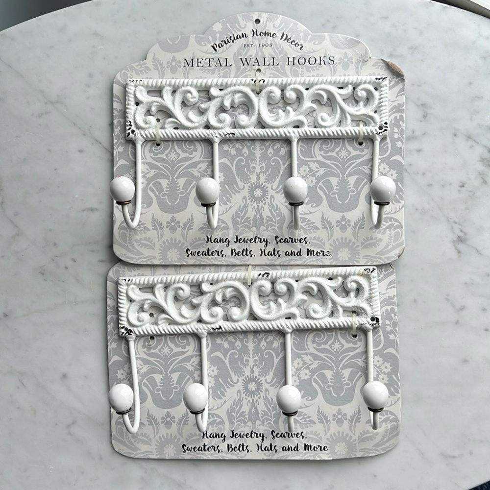 Farmhouse Scrolled Wall Hook Parisian home Decor